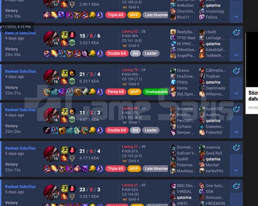 LEAGUE OF LEGENDS LOL EUW/TR HIZLI GÜVENİLİR BOOST
