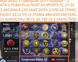 21 MADALYALI 38 LV 16.730 CS 2 SAATLİ 2 AD ARCANA