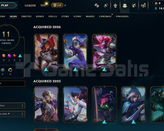 EUW HANDMADE +30 LP 67 WINRATE AZ MAÇ OYNANMIŞ ACC
