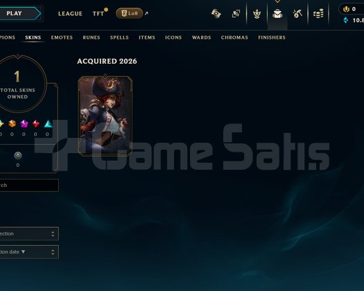 EUW Unranked | 1 Kostüm - 10K Mö | LoL Hesap