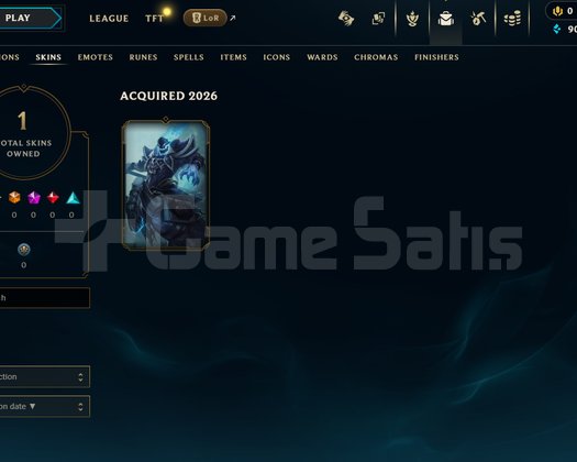 EUW Unranked | 1 Kostüm - 10K Mö | LoL Hesap