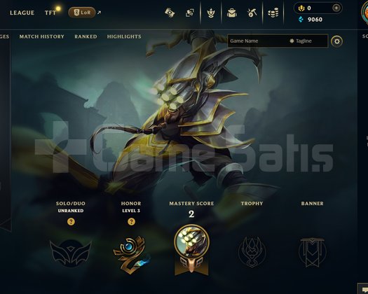 EUW Unranked | 1 Kostüm - 10K Mö | LoL Hesap