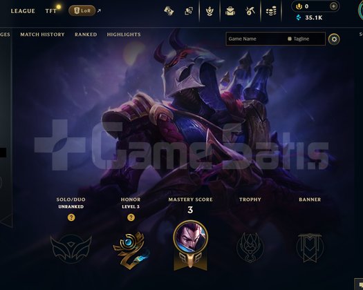 EUW Unranked | 4 Kostüm - 35K Mö | LoL Hesap