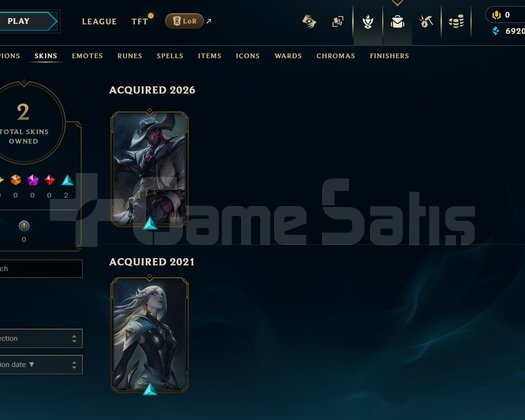 EUW Unranked | 2 Kostüm - 31 Hero | LoL Hesap