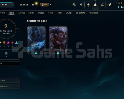 EUW Unranked | 2 Kostüm - 23 Hero | LoL Hesap