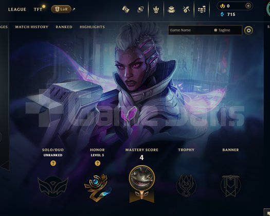 EUW Unranked | 6 Kostüm - 26 Hero | LoL Hesap