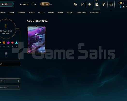 EUW Unranked | 1 Kostüm - 25 Hero | LoL Hesap