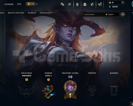 EUW Unranked | 1 Kostüm - 25 Hero | LoL Hesap