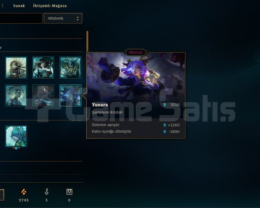 64 WR Z3 68 LP +28 HİGH MMR EFSANE KÖSTÜMLER