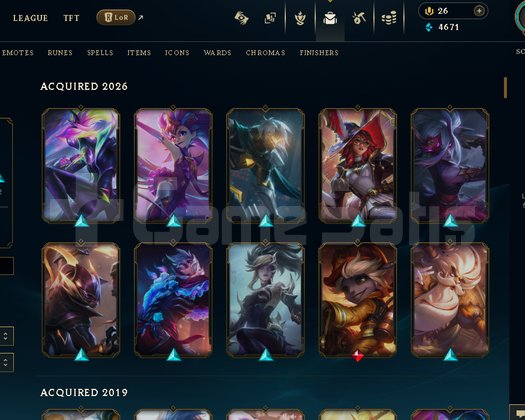 Euw Emerald 4 85 WR 154 Skin Ilk Mailli Hesap