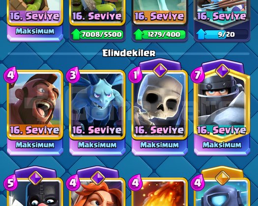 CLASH ROYALE 8 YILLIK HESAP