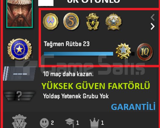 ANINDA TESLİM | 6 MADALYA | 645 SAAT | FACEIT
