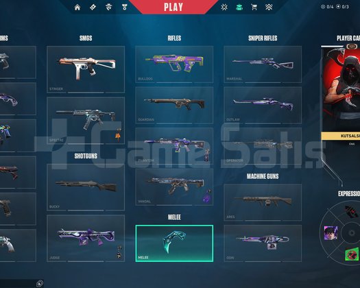 VCT 2025 KARAMBİT VE DAHASI 121 LVL MAIN HESAP
