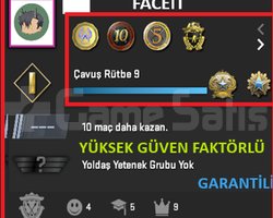 ANINDA TESLİM | 7 MADALYA | 740 SAAT | FACEIT