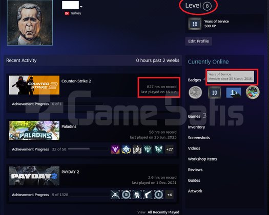 ANINDA TESLİM | 6 MADALYA | 827 SAAT | FACEIT