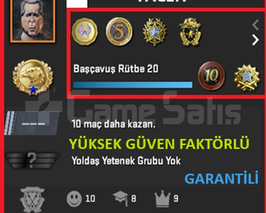 ANINDA TESLİM | 6 MADALYA | 827 SAAT | FACEIT