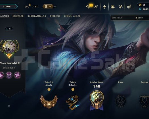 TR // 16 SKIN // GOLD // 70 WR