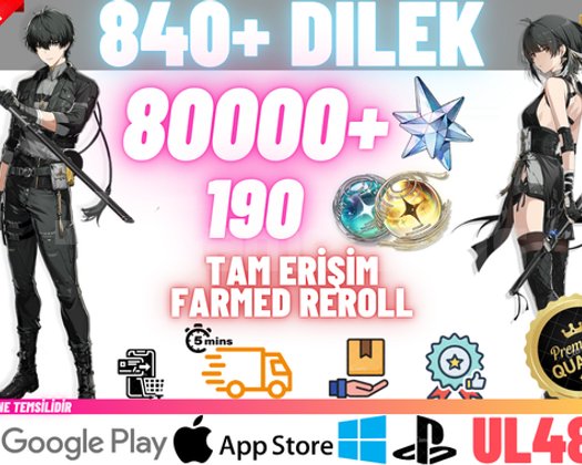 EU | UL48+ 840+ Dilek - 80000+ Astrit 190+Tides