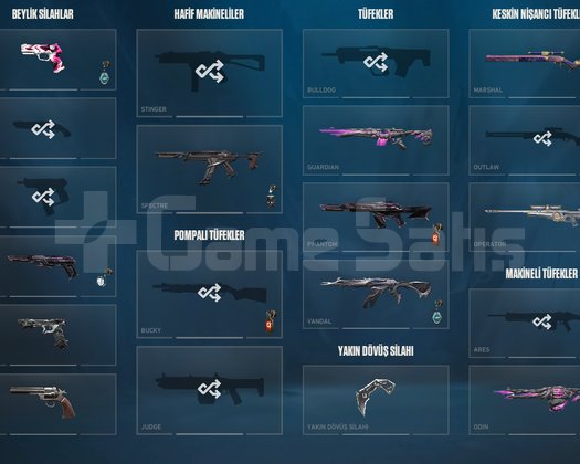 11 BIÇAK/8 VANDALLI/BOL SKİNLİ MAİNLİK ACC