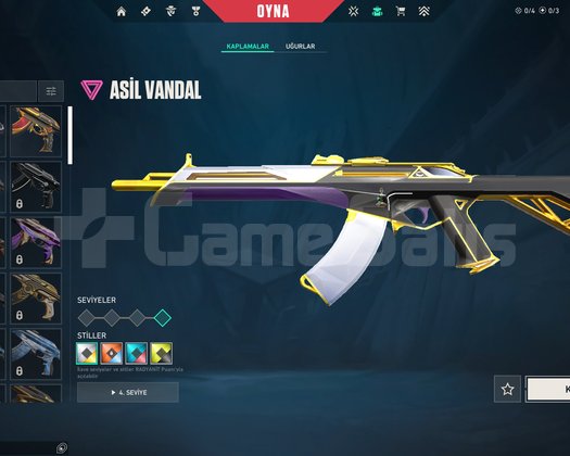 PLAT 3 VALORANT BOL SKİNLİ HESAP