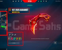 206 SEVİYE + VCT KARAMBİT + 8 BIÇAK + 8 VANDAL!