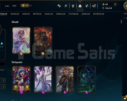 EUW | 346 SKİN | ALTIN 4