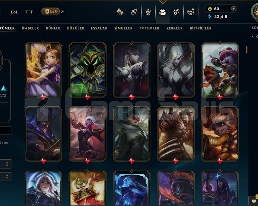 EUW | 346 SKİN | ALTIN 4