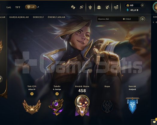 EUW | 346 SKİN | ALTIN 4