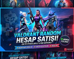 ANINDA TESLİMATVALORANT RANDOM HESAP  MAX SKİN