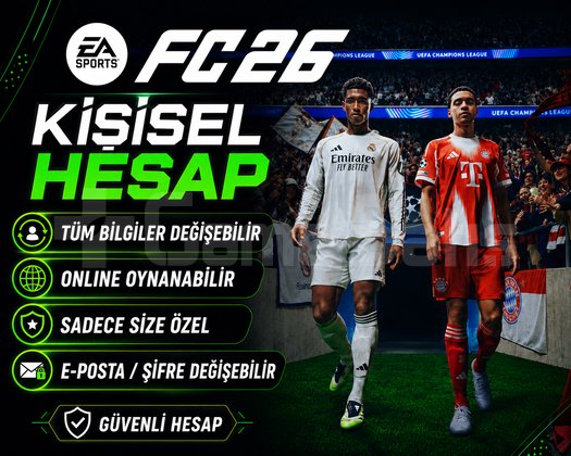 FC 26 Özel Hesap Full Erişim Online