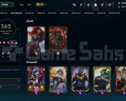 EUW DİAMOND 362 KOSTUM 574 SEVIYE +  1644 RP