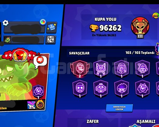 Satlık Brawl stars hesabı