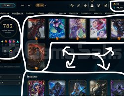 467 LEVEL / 783 SKİN / FUL HERO +MAİL +15K SATIŞ