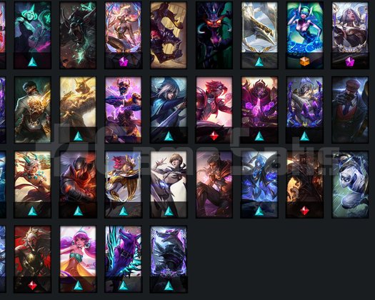 EUW 200+ LP BOL DEĞERLİ KOSTÜMLÜ