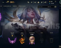 EUW 200+ LP BOL DEĞERLİ KOSTÜMLÜ