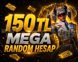MEGA VİP+++ | 150 TL PUBG MOBİLE RANDOM
