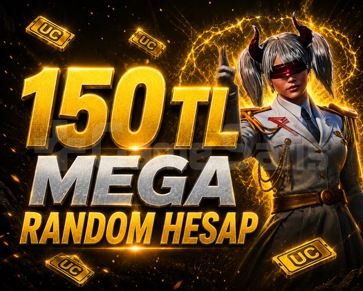 MEGA VİP+++ | 150 TL PUBG MOBİLE RANDOM