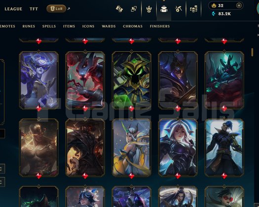 EUW 349 Kostüm 172 Şampiyon Unranked Hesap