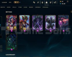 EUW 349 Kostüm 172 Şampiyon Unranked Hesap
