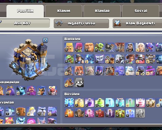 CLASH OF CLANS Kb18 SATIYORUM