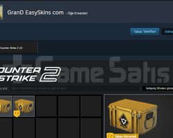 CS2 Seçkin + 26 oyun + 2 Devrim kasası