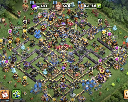 CLASH OF CLANS KB18 3 HESAP PROFİLİM DE
