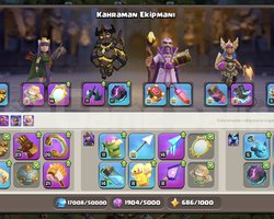 CLASH OF CLANS KB18 3 HESAP PROFİLİM DE