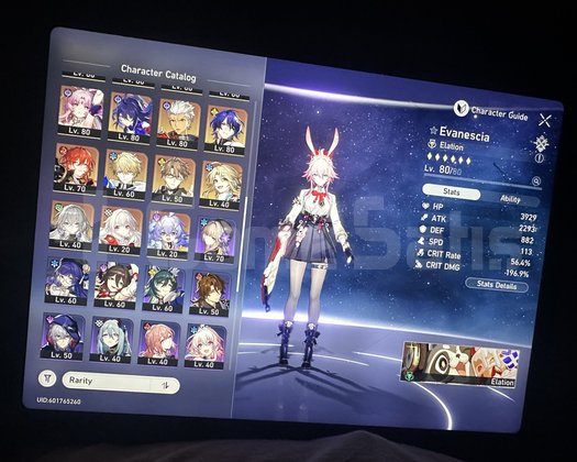 Honkai starrail hesap