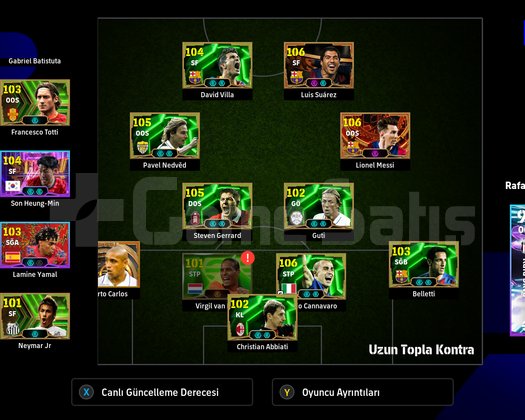 EFootball PC Hesap 107 Baleli hesapla takas olur