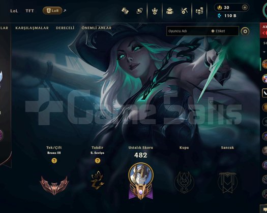 EUW 246 LEVEL MAİLLİ FRESH HANDMADE 44 SKİNLİ!!!