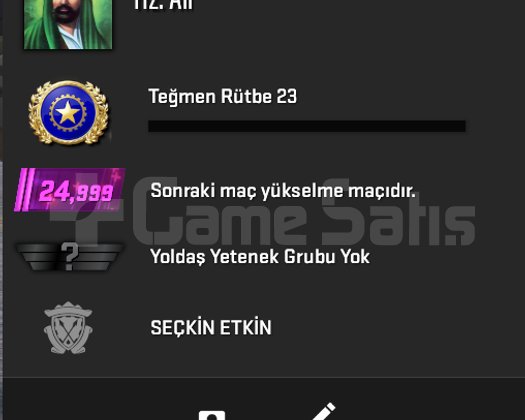 24.999K RANK SEÇKİN