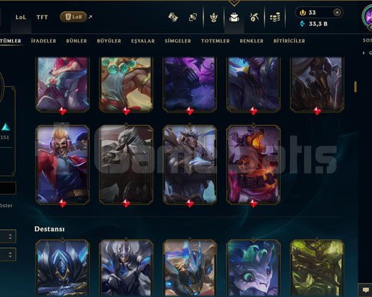 674 LEVEL / 328 SKİN / FUL HERO +MAİL +15K SATIŞ