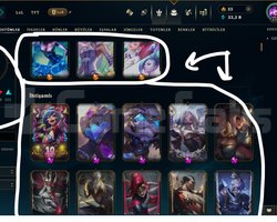 674 LEVEL / 328 SKİN / FUL HERO +MAİL +15K SATIŞ