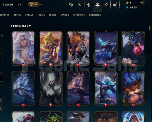 EUW 336 Kostüm 172 Şampiyon Unranked Hesap